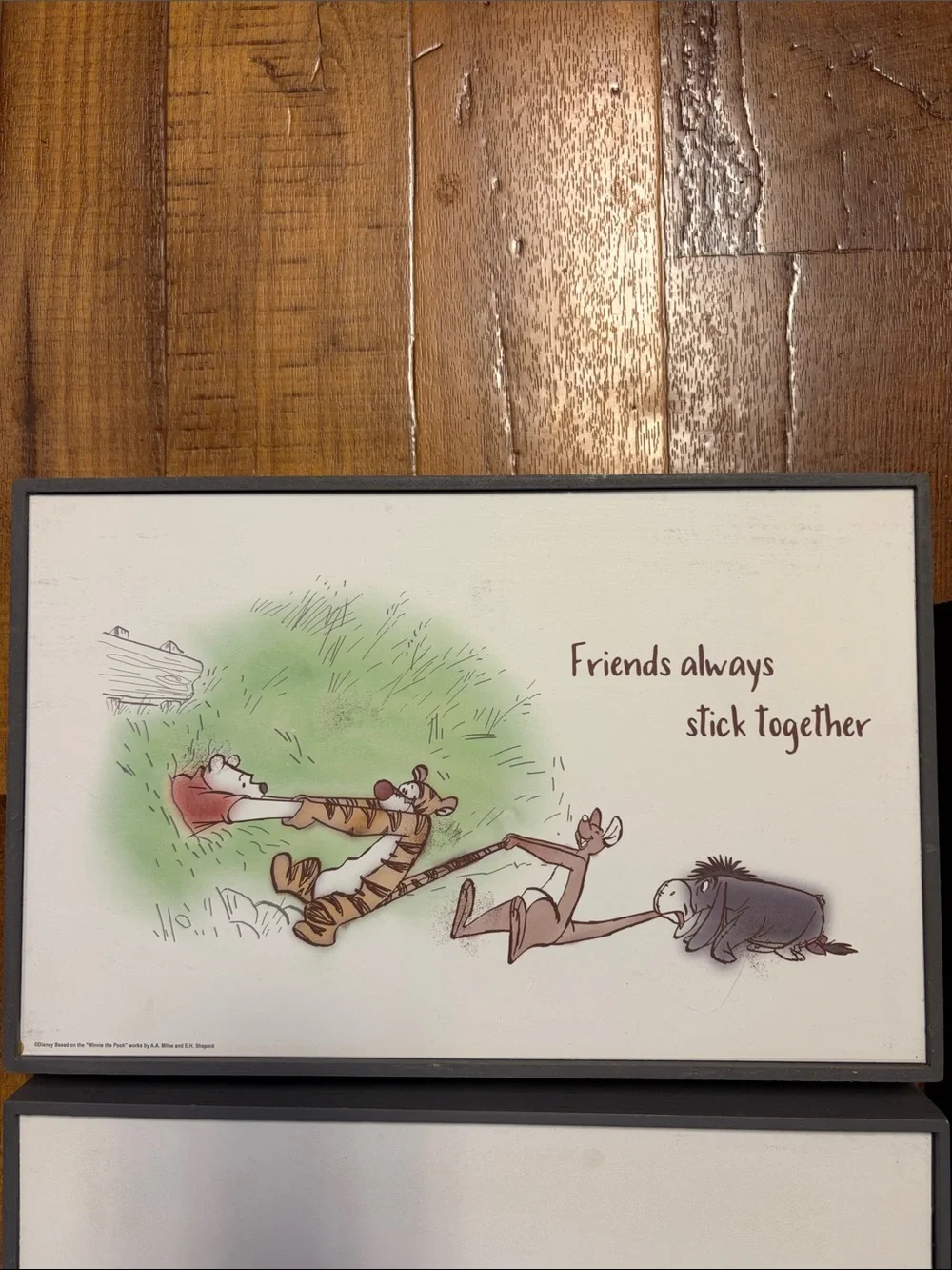 Winnie the Pooh Set Of Three Inspired  Nursery Wall Art Prints 9x14